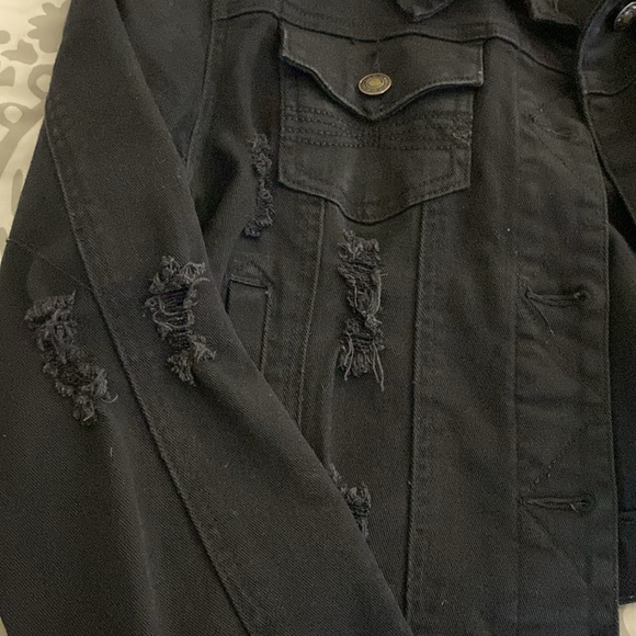 Rue 21 Distressed Jean Jacket - Picture 3 of 4